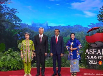 Wah, Ada Penampakan Istana Presiden IKN di Backdrop KTT ASEAN