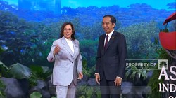 KTT ASEAN-AS, Presiden Jokowi Sambut Wapres Kamala Harris