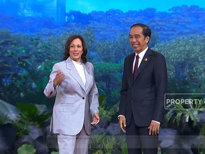 KTT ASEAN-AS, Presiden Jokowi Sambut Wapres Kamala Harris