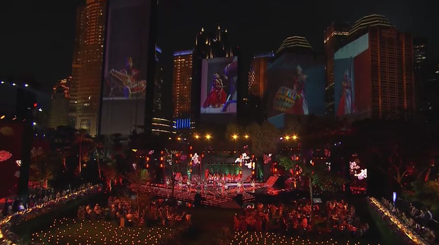 Penampilan sejumlah hiburan dalam Gala dinner atau jamuan makan malam dalam serangkaian acara Konferensi Tingkat Tinggi (KTT) ASEAN pada Rabu malam (6/9/2023) di Hutan Kota by Plataran, Jakarta. (Tangkapan Layar youtube Kemkominfo TV)