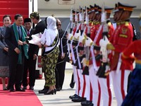 Pasukan Kehormatan Ini Sambut Kepala Negara KTT ke-43 ASEAN