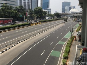 Info Rekayasa Lalin Malam Tahun Baru 2024 di Kawasan Sudirman-Thamrin
