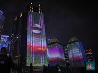 Epic! Potret Megah Video Mapping di Gala Dinner KTT ASEAN