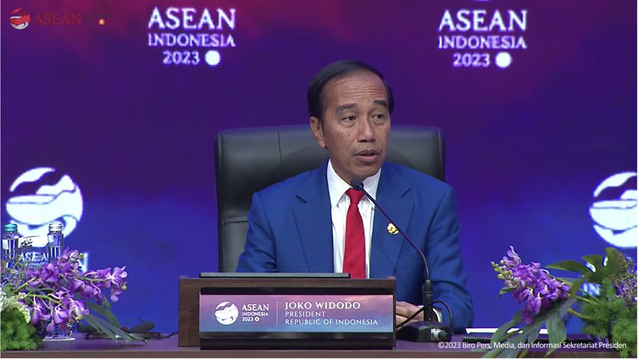 Foto/ Jokowi, Penutupan KTT ASEAN 2023 / Youtube : Sekertaris Presiden