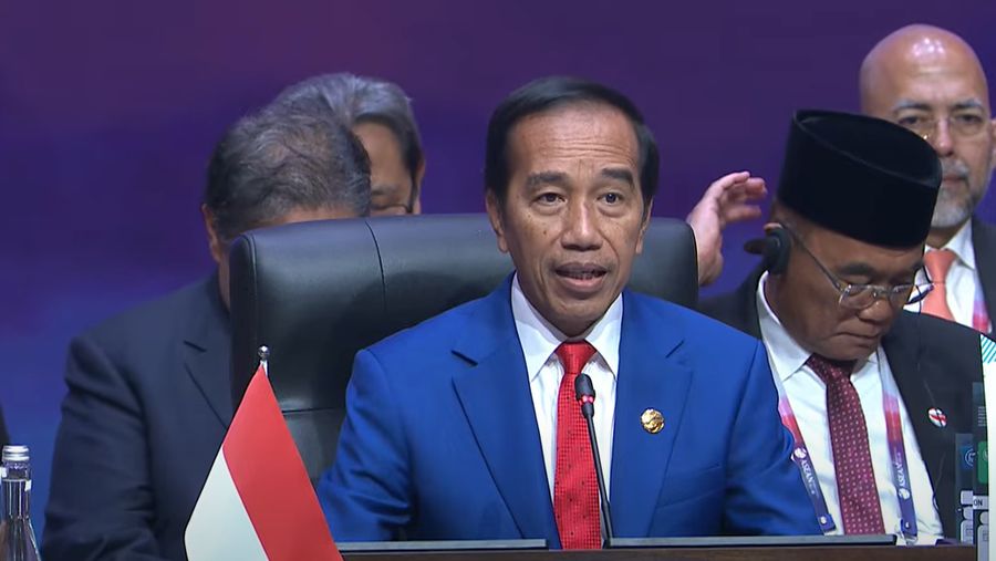 Jokowi di acara 3rd ASEAN – Australia Summit. (Tangkapan Layar Youtube)