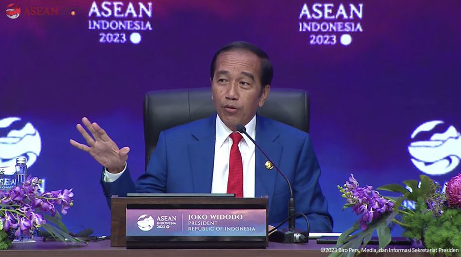 Keterangan Pers Presiden RI, Jakarta, 7 September 2023. (Tangkapan Layar Youtube Sekretariat Presiden)