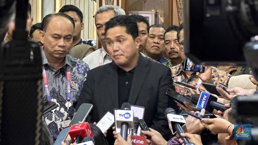 Menteri BUMN, Erick Thohir di KTT ASEAN 2023, Jakarta, Kamis (7/9/2023). (CNBC Indonesia/Sosmed)