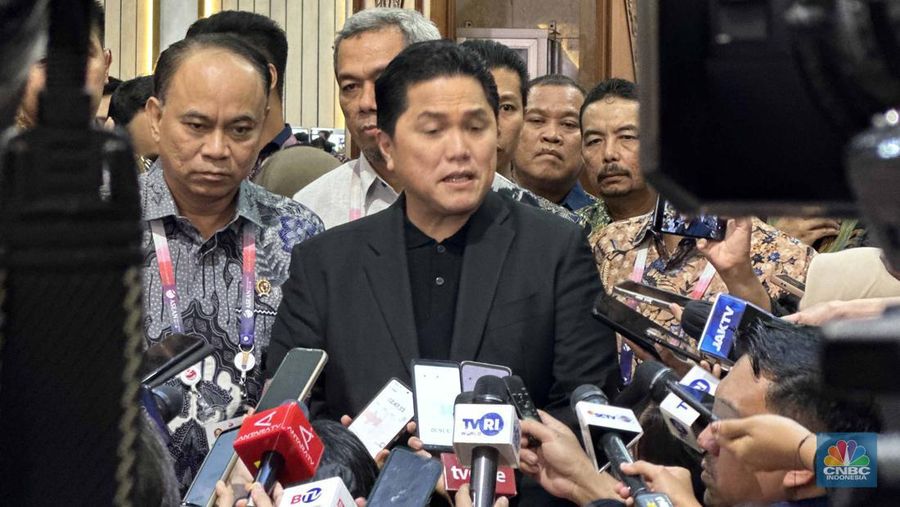 Menteri BUMN, Erick Thohir di KTT ASEAN 2023, Jakarta, Kamis (7/9/2023). (CNBC Indonesia/Sosmed)