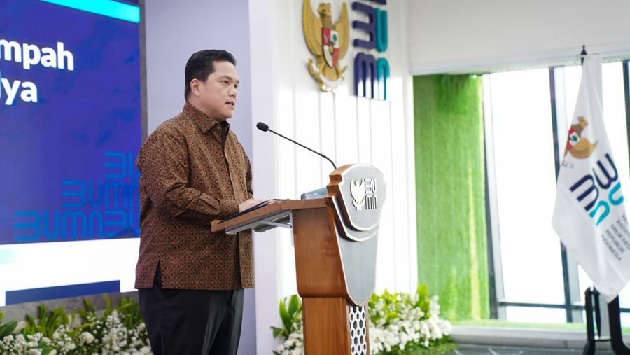 Menteri BUMN Erick Thohir hari ini melantik 3 (tiga) orang Pejabat Pimpinan Tinggi Madya (setingkat Eselon I) di lingkungan Kementerian BUMN. (Dok. Kementerian BUMN/PermanaDhika)