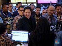 Setelah Prabowo, Erick Tinjau Media Center KTT ASEAN