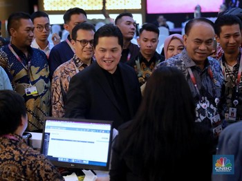 Setelah Prabowo, Erick Tinjau Media Center KTT ASEAN