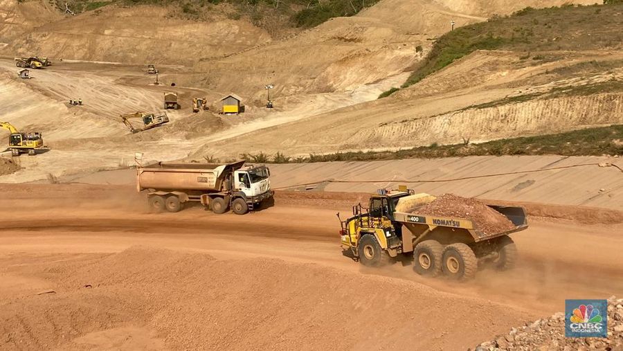 Area Izin Usaha Pertambangan (IUP) tambang emas Tujuh Bukit milik PT Merdeka Copper Gold Group Tbk di Banyuwangi, Jawa Timur. (վ/Verda Nano Setiawan)