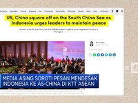 Media Asing Soroti Pesan Mendesak RI Ke AS-China di KTT ASEAN