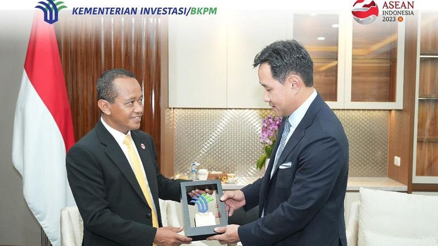 Menteri Investasi Bahlil Lahadalia Bertemu dengan Korea Zinc, Perusahaan Logam Non-Besi No. 1 di Dunia. (Instagram @bkpm_id)