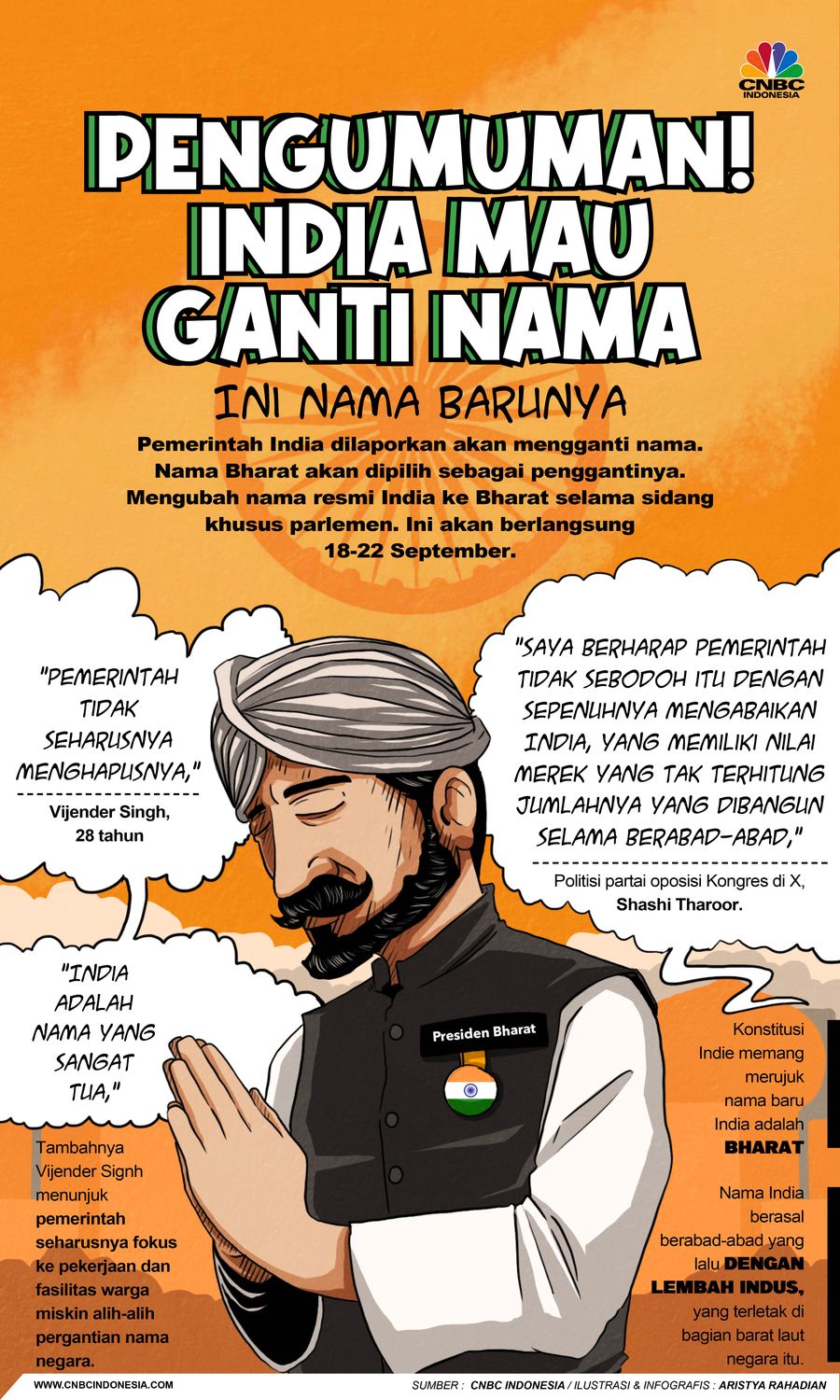 Pengumuman! India Mau Ganti Nama, Ini Nama Barunya Pengumuman! India Mau Ganti Nama, Ini Nama Barunya