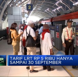Siap-siap! Tarif LRT Rp 5.000 Hanya Sampai Akhir September