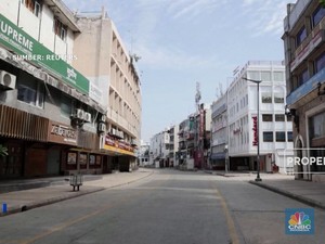 Penampakan New Delhi Bagaikan 'Kota Hantu'