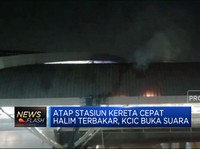 Atap Stasiun Kereta Cepat Halim Terbakar, KCIC Buka Suara