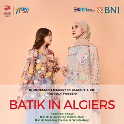 Dorong Budaya Indonesia Mendunia, BNI Dukung Batik in Algiers