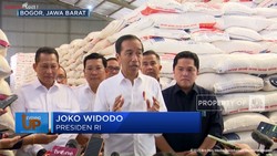 Jokowi Blusukan ke Gudang Bulog, Cek Stok Beras Pemerintah
