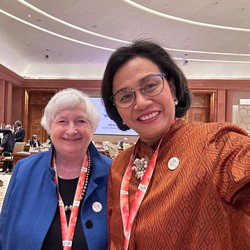 Wah! Sri Mulyani Temui Wanita Terkuat AS, Bahas Nasib Dunia
