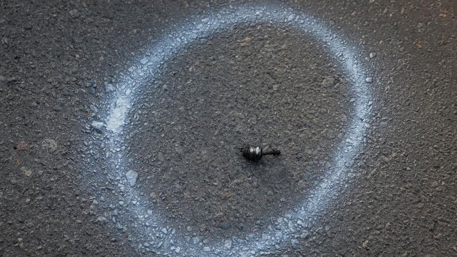 Ledakan drone terlihat di kota selama serangan drone Rusia, di tengah serangan Rusia ke Ukraina, di Kyiv, Ukraina 10 September 2023. (REUTERS/Gleb Garanich)