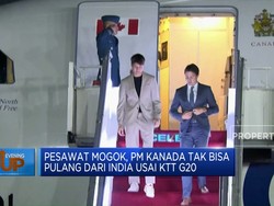 Pesawat Mogok, PM Kanada Tak Bisa Pulang dari India