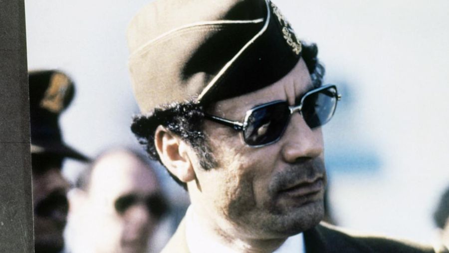 Potret pemimpin Libya Kolonel Muammar Gaddafi diambil pada tahun 1978. (AP Photo/File Foto)