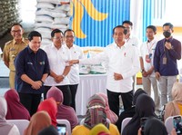 Bansos Beras Jokowi Meluncur, Erick Thohir Lakukan Ini