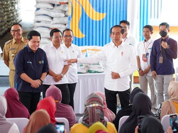 Bansos Beras Jokowi Meluncur, Erick Thohir Lakukan Ini