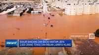 Banjir Bandang & Badai Hantam Libya, 2 Ribu Orang Tewas