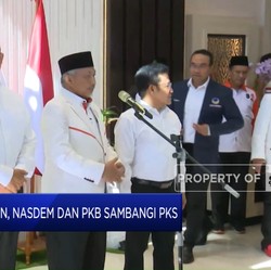 Anies-Cak Imin, Nasdem dan PKB Sambangi PKS