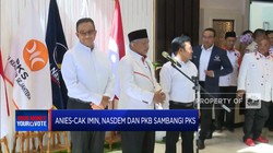 Anies-Cak Imin, Nasdem dan PKB Sambangi PKS