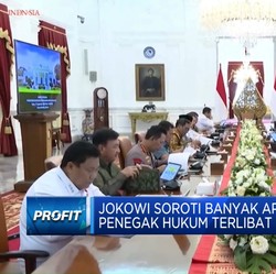 Jokowi Soroti Banyak Aparat Penegak Hukum Terlibat Narkotika