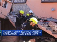 Video: Korban Jiwa Gempa Maroko Bertambah Jadi 2.862 Jiwa