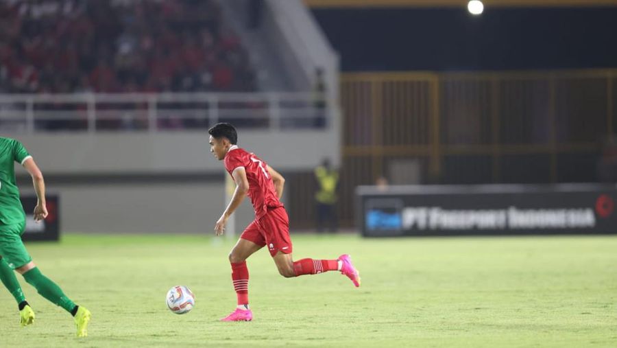 Laga Indonesia vs Turkmenistan. (Dok. PSSI)