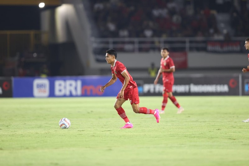 Laga Indonesia vs Turkmenistan. (Dok. PSSI)