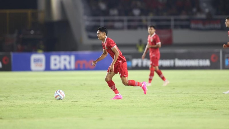 Laga Indonesia vs Turkmenistan. (Dok. PSSI)