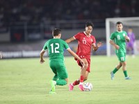 Aksi Timnas Garuda Muda RI Hajar Turkmenistan