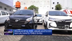 Penjualan Retail Mobil Januari-Agustus 2023 Naik 4,4%