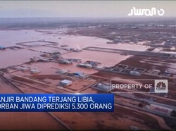 Banjir Bandang Terjang Libia, Korban Diprediksi 5.300 Orang