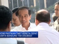 Perdana! Jokowi Jajal Kereta Cepat Jakarta-Bandung