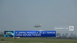 Xi Jinping Menggila, 28 Jet Tempur China Kepung Taiwan