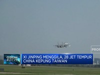 Xi Jinping Menggila, 28 Jet Tempur China Kepung Taiwan