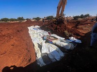 Bak Tsunami, Potret Kuburan Masal Korban Banjir Dahsyat Libya