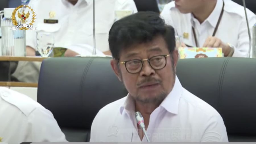 Komisi IV raker dengan Menteri Pertanian Syahrul Yasin Limpo. (YouTube/DPR Ri)