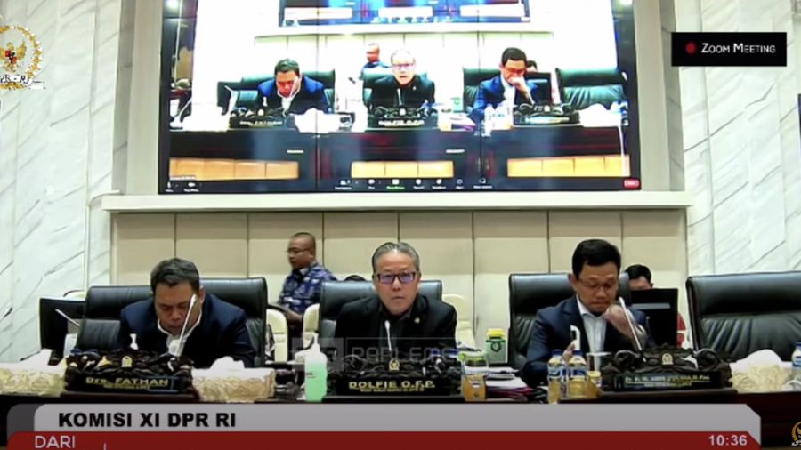 Komisi XI DPR RI RDP dengan DJKN, PT HUTAMA KARYA, DAN PT PLN. (YouTube/DPR RI)