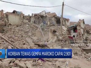 Korban Tewas Gempa Maroko Capai 2.901