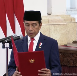 Resmi! Jokowi Lantik 2 Menteri Baru Jam 11.00 WIB