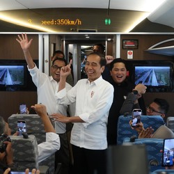 Jokowi Soal Tarif Kereta Cepat Whoosh: Antara Rp 250-350 Ribu